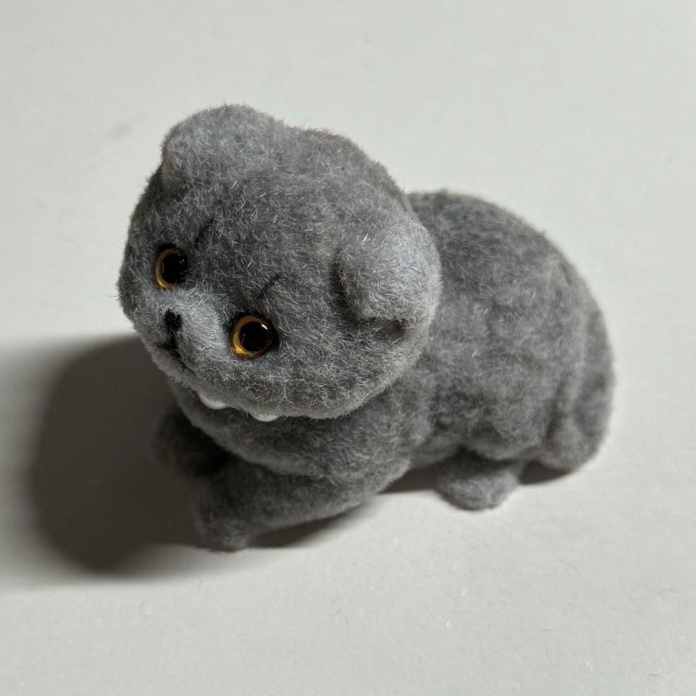 A000002: Cute simulation pinch kitten toy